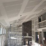 Drywall - slope ceiling